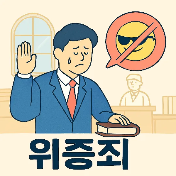 천안공무집행방해 전문 변호사, 위증죄